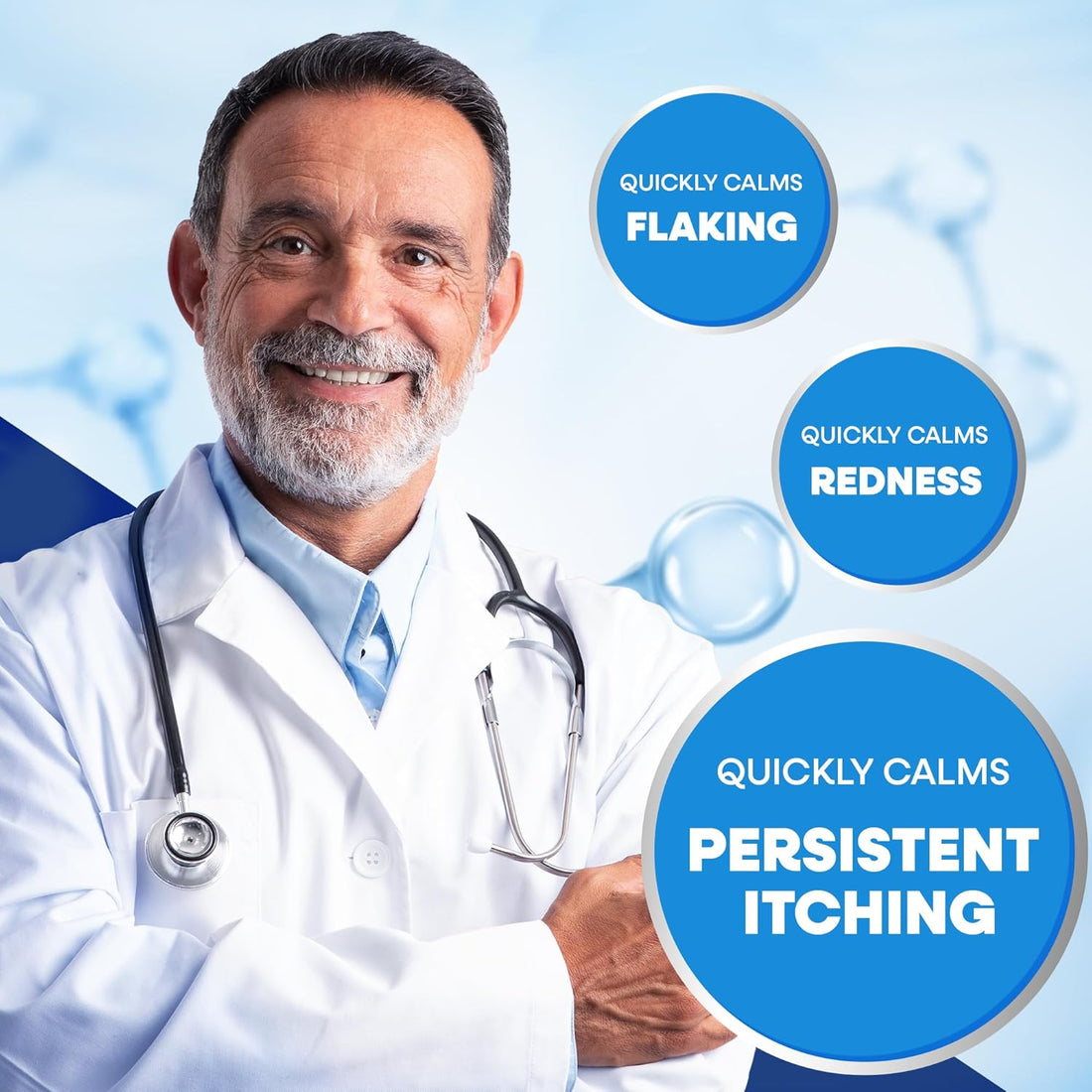 Medicated Shampoo for Scalp Seborrheic Dermatitis & Psoriasis