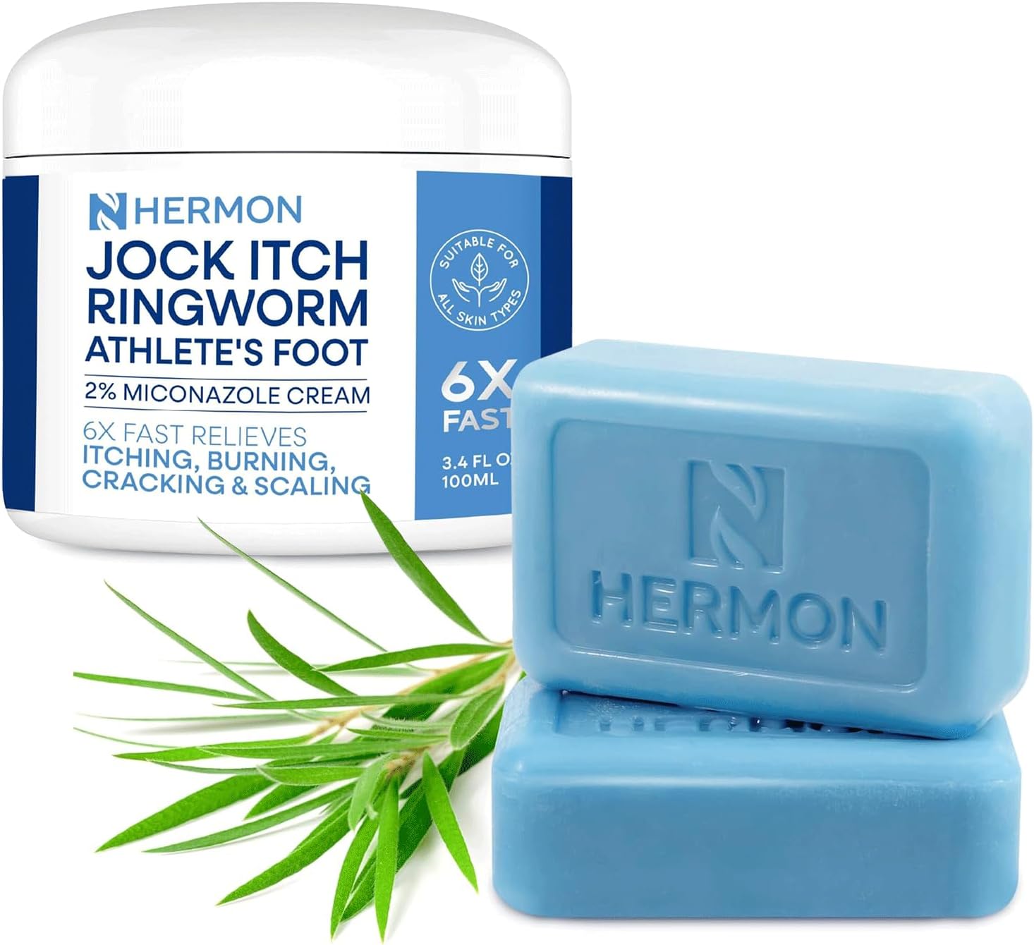 Jock Itch Antifungal Treatment: Cream & Soap