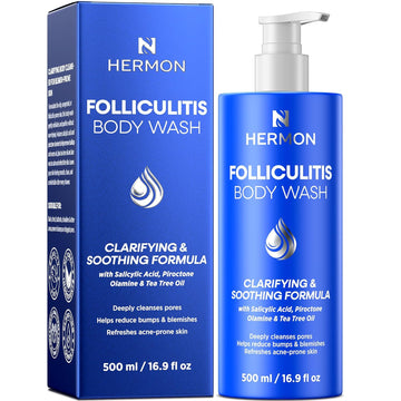Hermon Folliculitis Body Wash with Tea Tree Oil