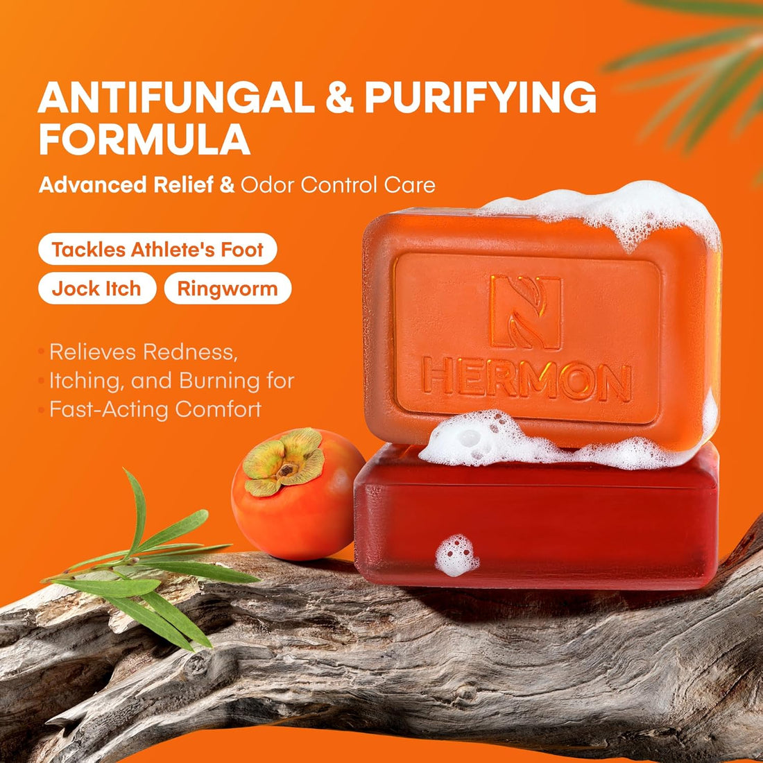 Hermon Antifungal Soap with Persimmon Extract