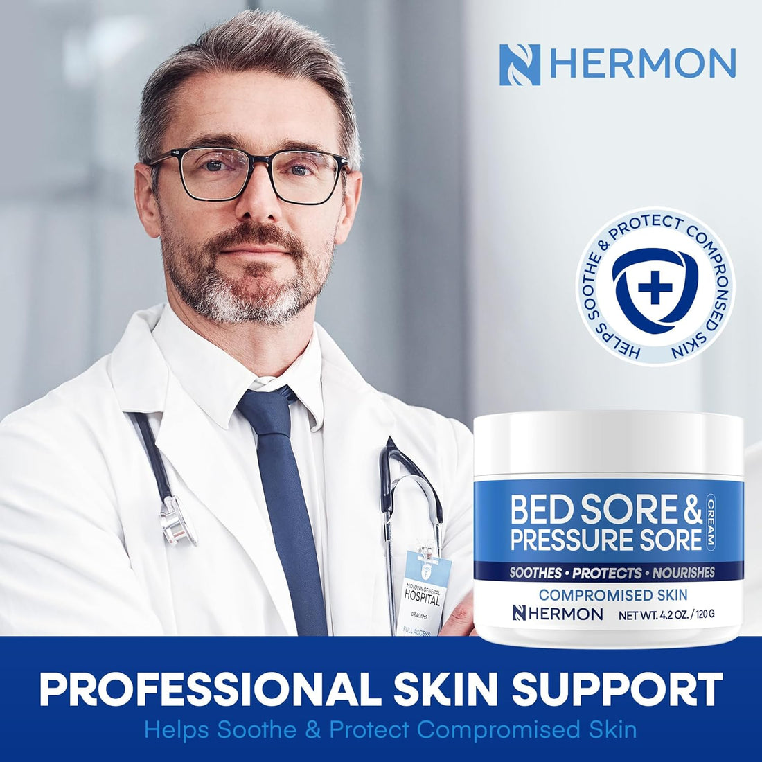 Hermon Bed Sore & Pressure Sore Healing Cream